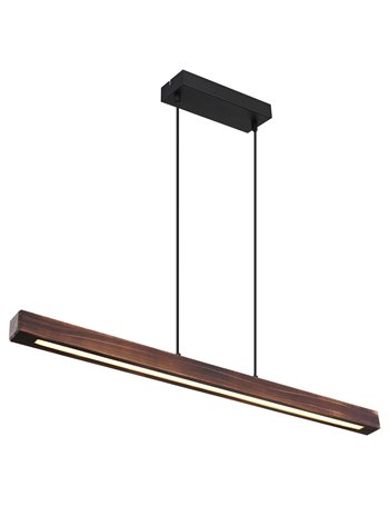 Tibeon lampada a sospensione metallo nero satinato  led