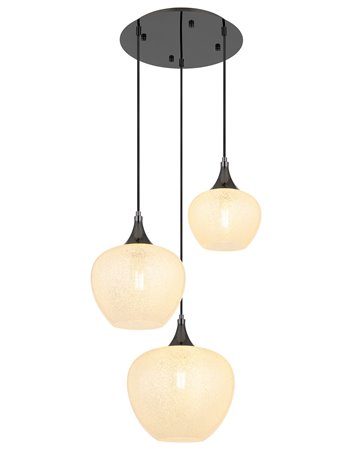 Maxy lampada a sospensione metallo canna di fucile  3x e27