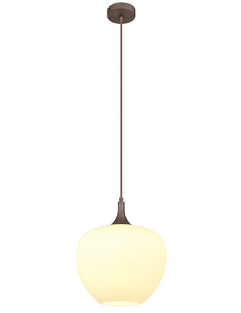 Maxy lampada a sospensione metallo color caffè  1x e27