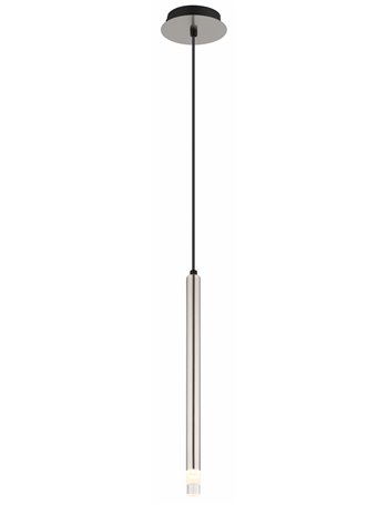 Ryan lampada a sospensione metallo nichel satinato  1x g9 led