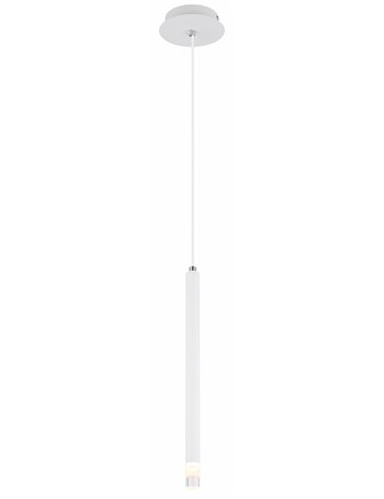Ryan lampada a sospensione metallo bianco satinato  1x g9 led