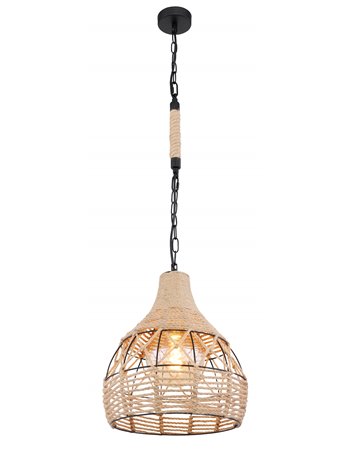 Halia lampada a sospensione metallo nero satinato  1x e27