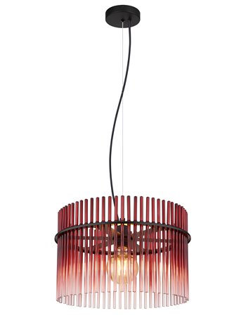 Gorley lampada a sospensione metallo nero satinato  1x e27