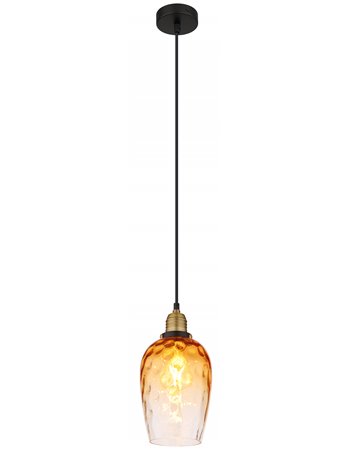 Salvy lampada a sospensione metallo nero satinato  1x e27