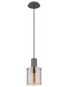 Tulivar lampada a sospensione metallo grigio scuro  1x e27 2