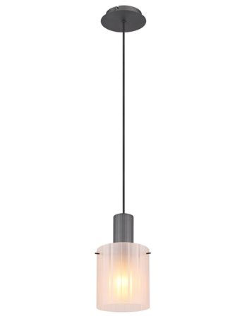 Tulivar lampada a sospensione metallo grigio scuro  1x e27