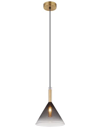 Elisabeth lampada a sospensione metallo color ottone  1x g9 led