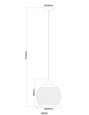Lourdes lampada a sospensione metallo bianco  1x e27