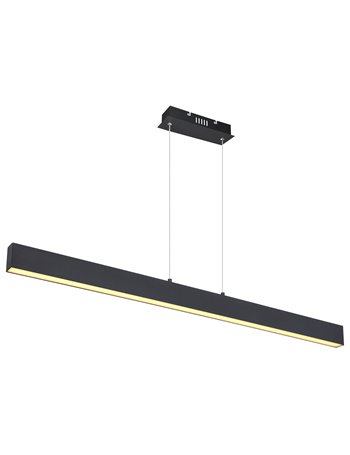 Verena lampada a sospensione metallo nero satinato  led