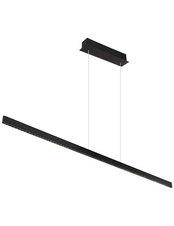 Dentsy lampada a sospensione metallo nero satinato  led