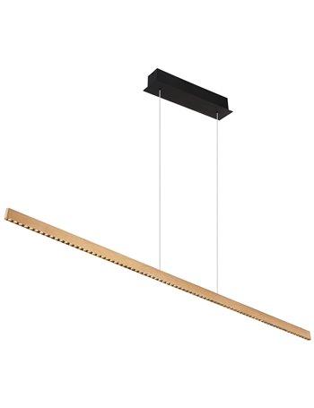 Dentsy lampada a sospensione metallo nero satinato  led