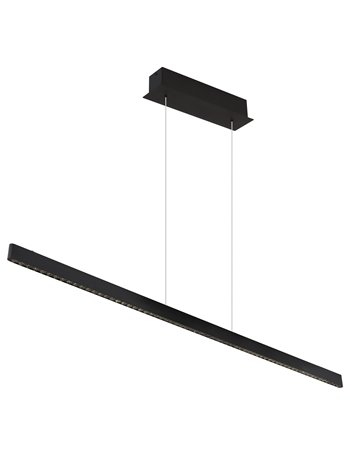 Dentsy lampada a sospensione metallo nero satinato  led