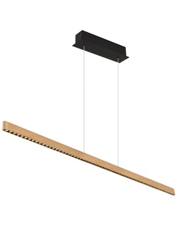 Dentsy lampada a sospensione metallo nero satinato  led