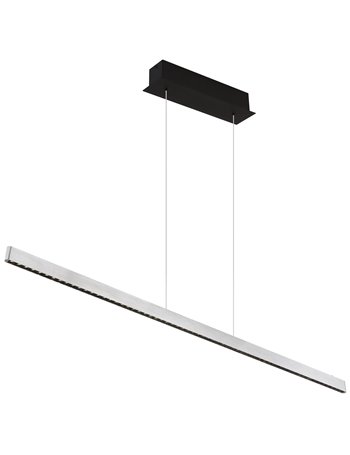 Dentsy lampada a sospensione metallo nero satinato  led