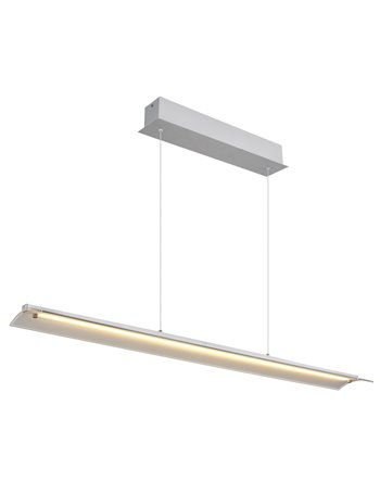 Muriella lampada a sospensione alluminio spazzolato  led