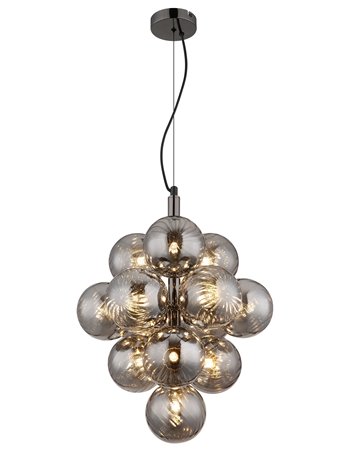 Conor lampada a sospensione metallo canna di fucile  13x g9 led