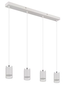 Korben lampada a sospensione metallo bianco satinato  4x gu10 2