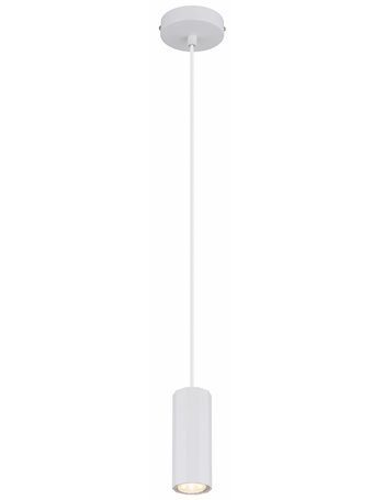 James lampada a sospensione metallo bianco satinato  1x gu10