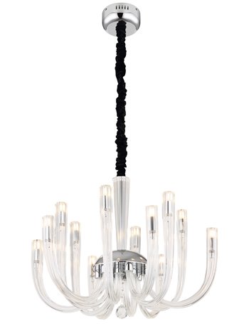 Akko lampada a sospensione metallo cromato  12x g9
