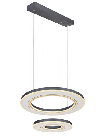 Blasius lampada a sospensione metallo nero  led