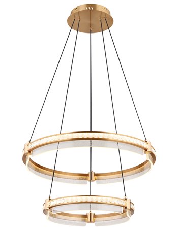 Blondie lampada a sospensione metallo color oro  led