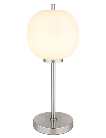 Blacky i lampada da tavolo metallo nichel satinato  1x e14