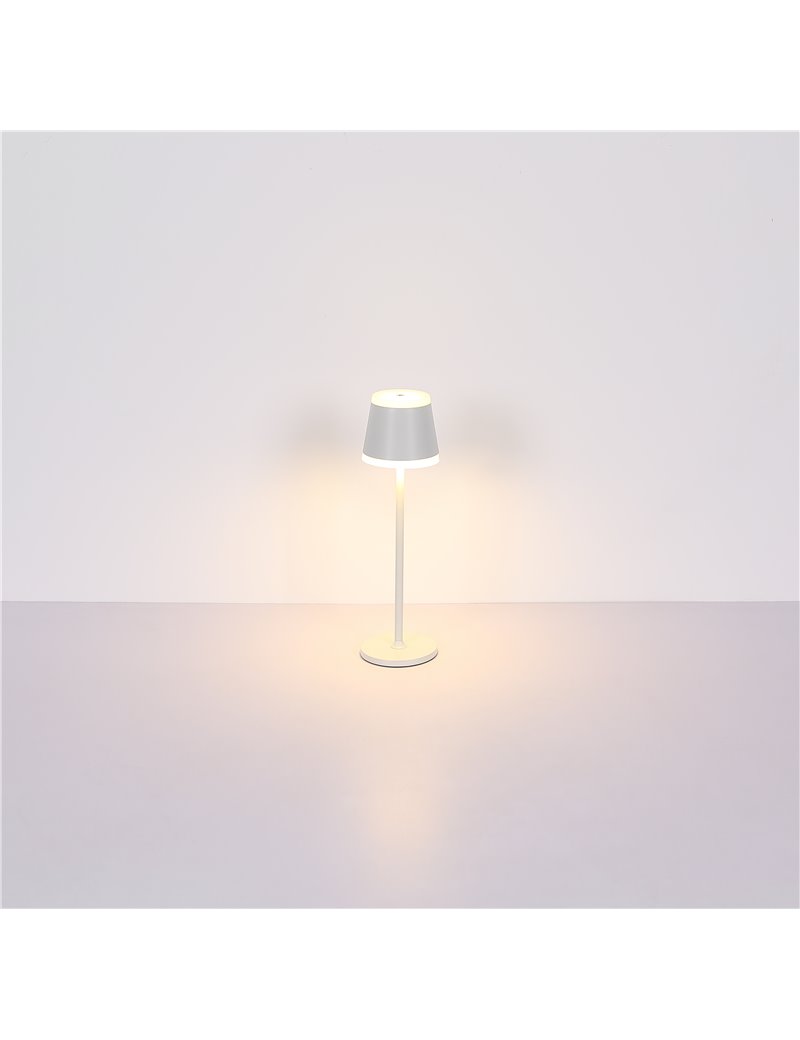 Mirena lampada da tavolo bambù color naturale  1x e27