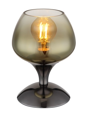 Maxy lampada da tavolo metallo canna di fucile  1x e27