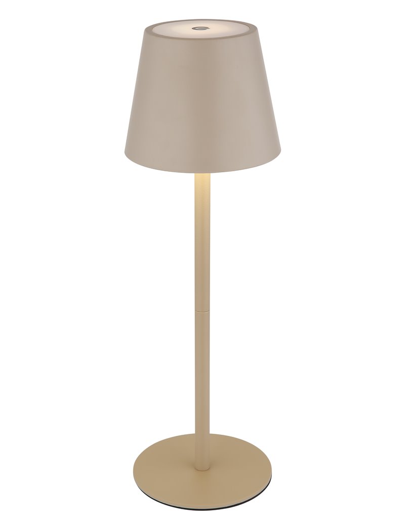 Pablo lampada da tavolo legno marrone  1x e27