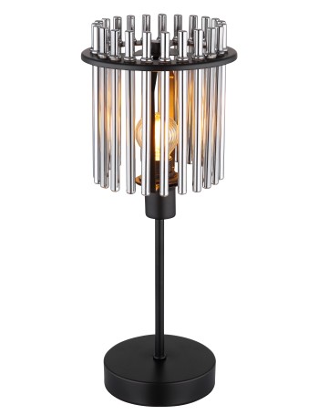 Gorley lampada da tavolo metallo nero satinato  1x e14