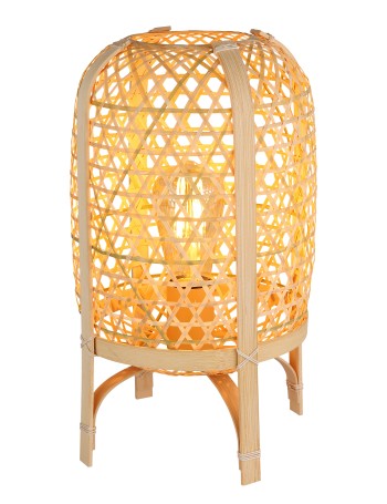 Cairo lampada da tavolo metallo color naturale  1x e27