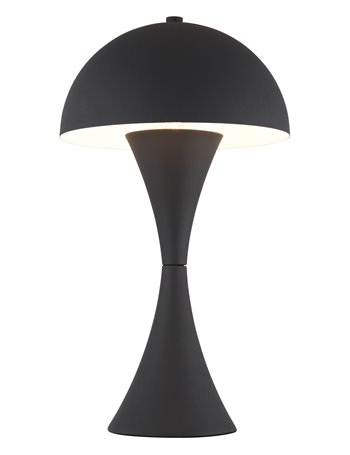 Dima lampada da tavolo metallo nero satinato  1x e27