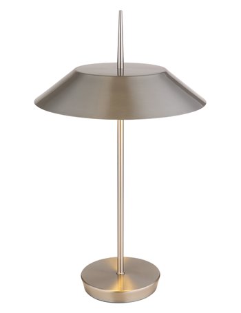 Brenlor lampada da tavolo metallo nichel satinato  2x e27