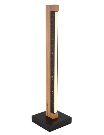 Haku lampada da tavolo plastica color champagne satinato  led