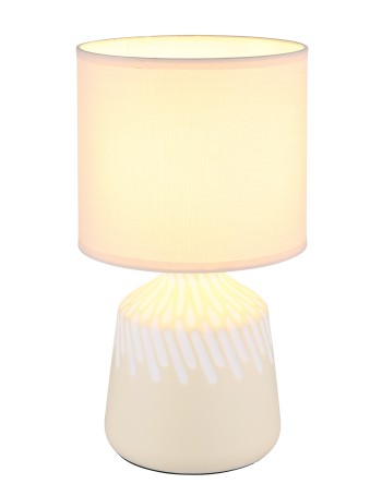 Rela lampada da tavolo ceramica color curry  1x e14