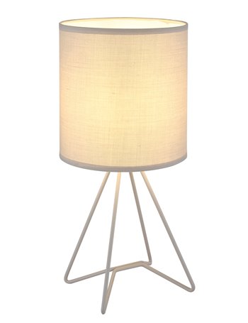 Tamian lampada da tavolo metallo grigio  1x e14
