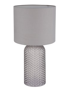Sofia lampada da tavolo vetro grigio  1x e27 2