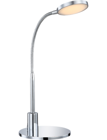 Pegasi lampada da tavolo alluminio cromato  led