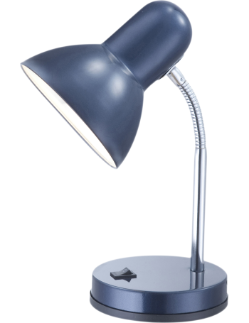 Basic lampada da tavolo metallo cromato  1x e27