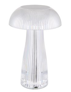 Gixi lampada da tavolo plastica trasparente  led 2