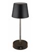 Ariane lampada da tavolo plastica argento metallizzato  led rgb