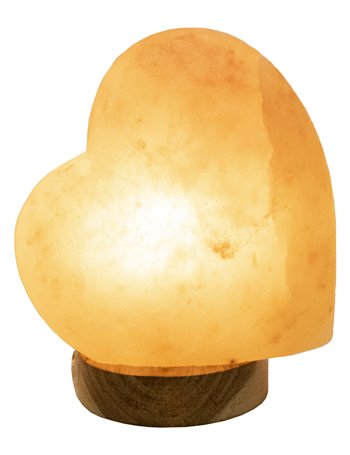 Stone lampada da tavolo cristallo di sale color naturale  1x e14