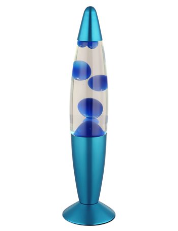 Etna lampada da tavolo alluminio blu metallizzato  led