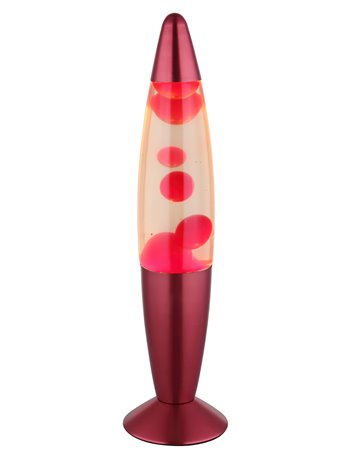 Etna lampada da tavolo alluminio rosso metallizzato  led
