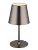 Wanda lampada da tavolo vetro color fumè  led