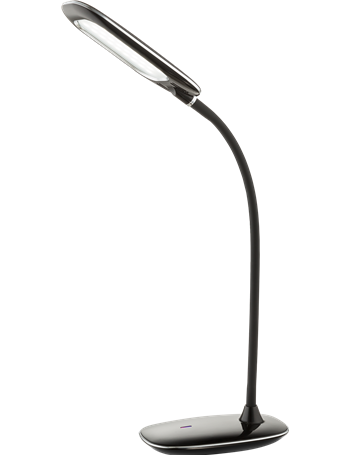 Minea i lampada da tavolo plastica nero  led