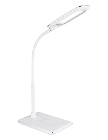 Hekla lampada da tavolo plastica bianco  led