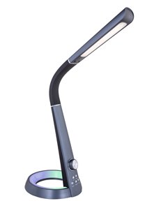 Mitti lampada da tavolo plastica nero  led