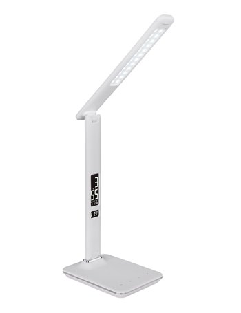 Tanna lampada da tavolo plastica bianco  led
