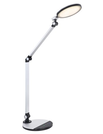 Konsti lampada da tavolo plastica nero  led